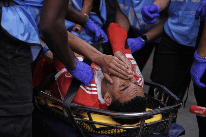 Jamal Musiala suffered a serious injury in the game against Paris Saint-Germain